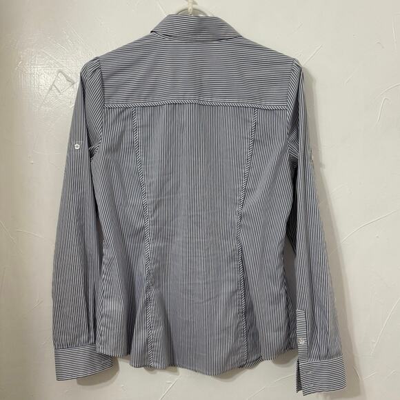 White House | Black Market Blouse Women’s Size 4 Button Up Long Sleeve Shirt - Picture 3 of 6